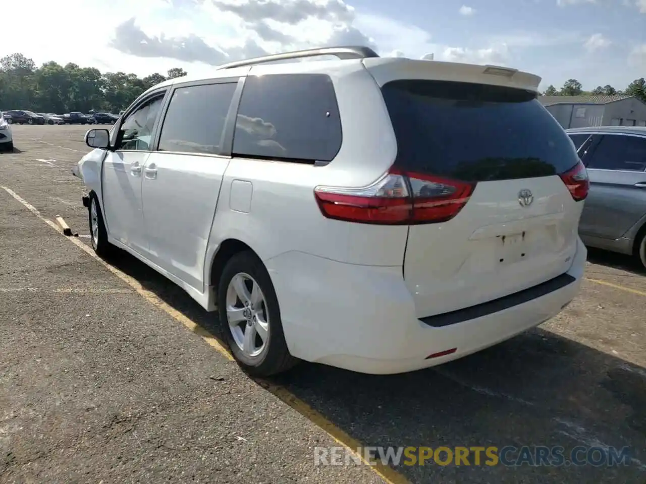 3 Photograph of a damaged car 5TDKZ3DC1LS054994 TOYOTA SIENNA 2020