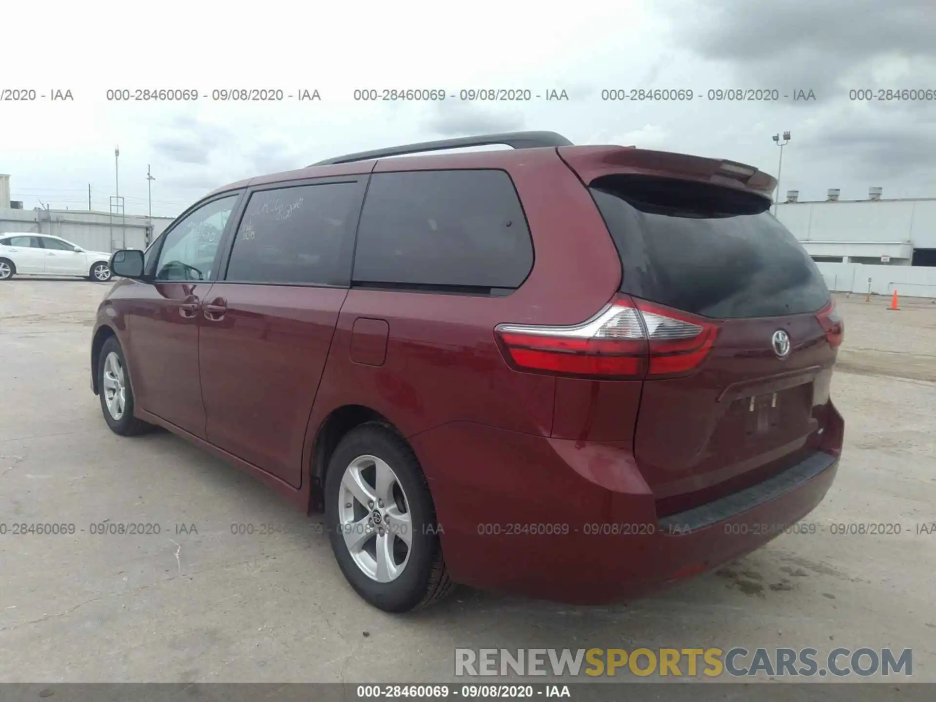 3 Photograph of a damaged car 5TDKZ3DC1LS059158 TOYOTA SIENNA 2020