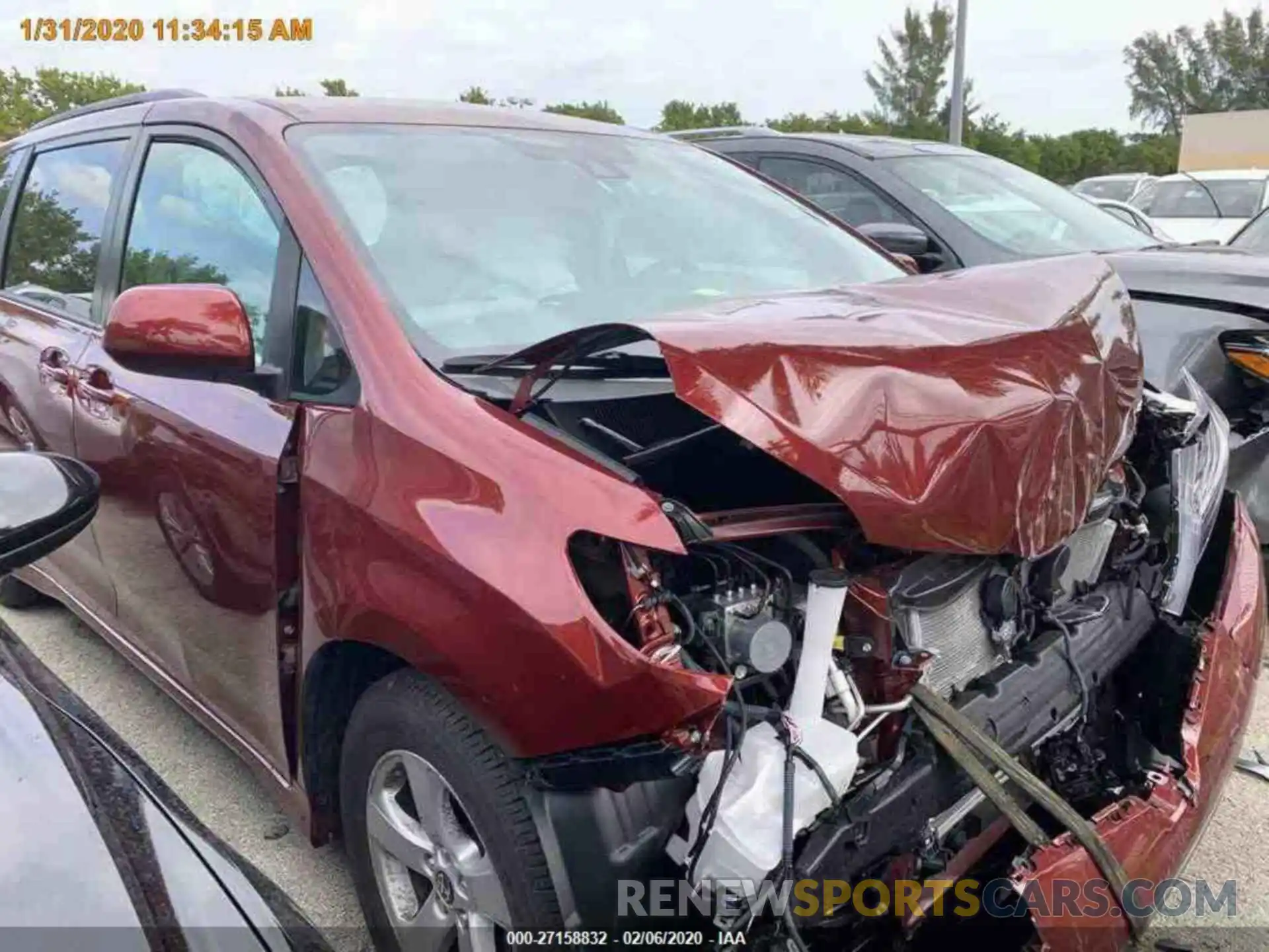 15 Photograph of a damaged car 5TDKZ3DC1LS060388 TOYOTA SIENNA 2020