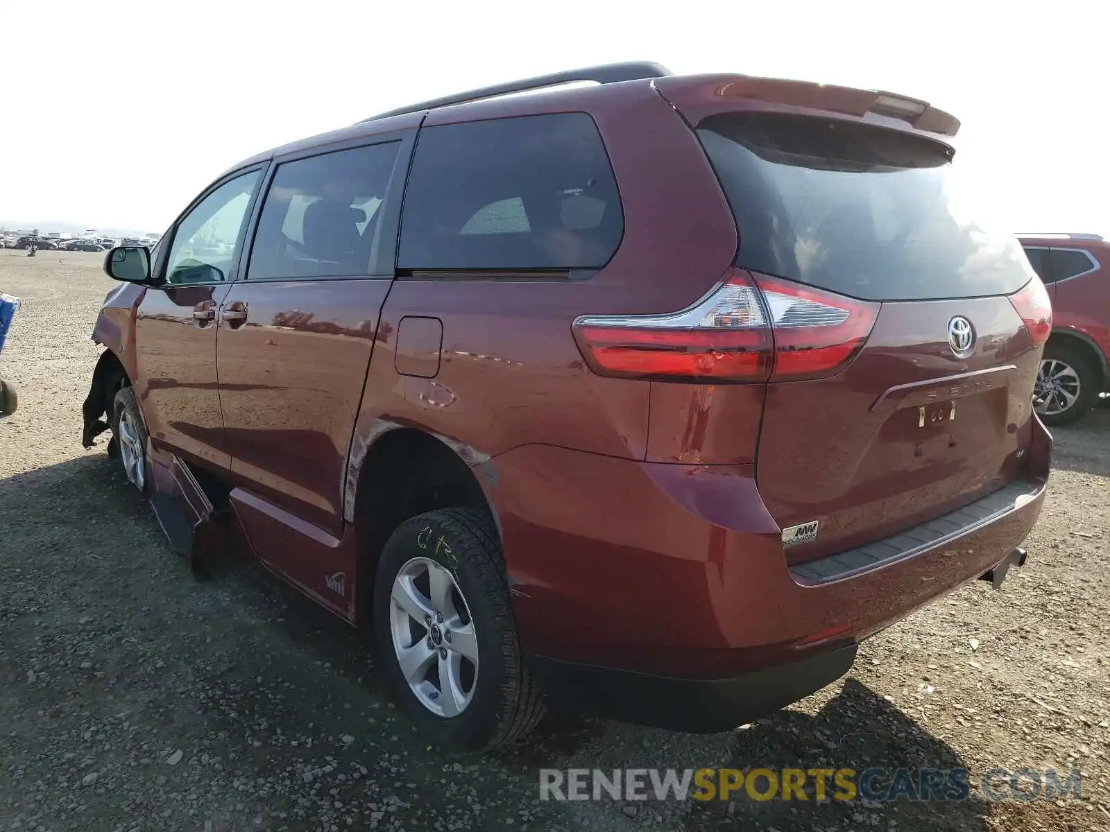 3 Photograph of a damaged car 5TDKZ3DC1LS062609 TOYOTA SIENNA 2020