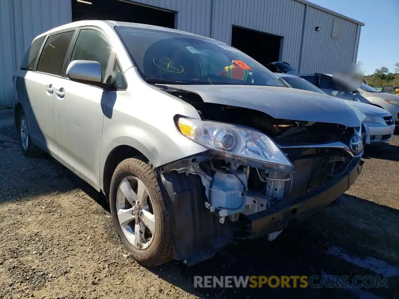 1 Photograph of a damaged car 5TDKZ3DC1LS065056 TOYOTA SIENNA 2020