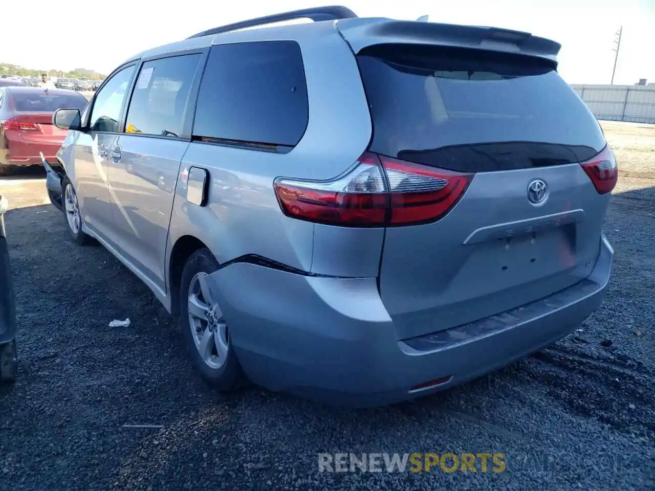 3 Photograph of a damaged car 5TDKZ3DC1LS065056 TOYOTA SIENNA 2020