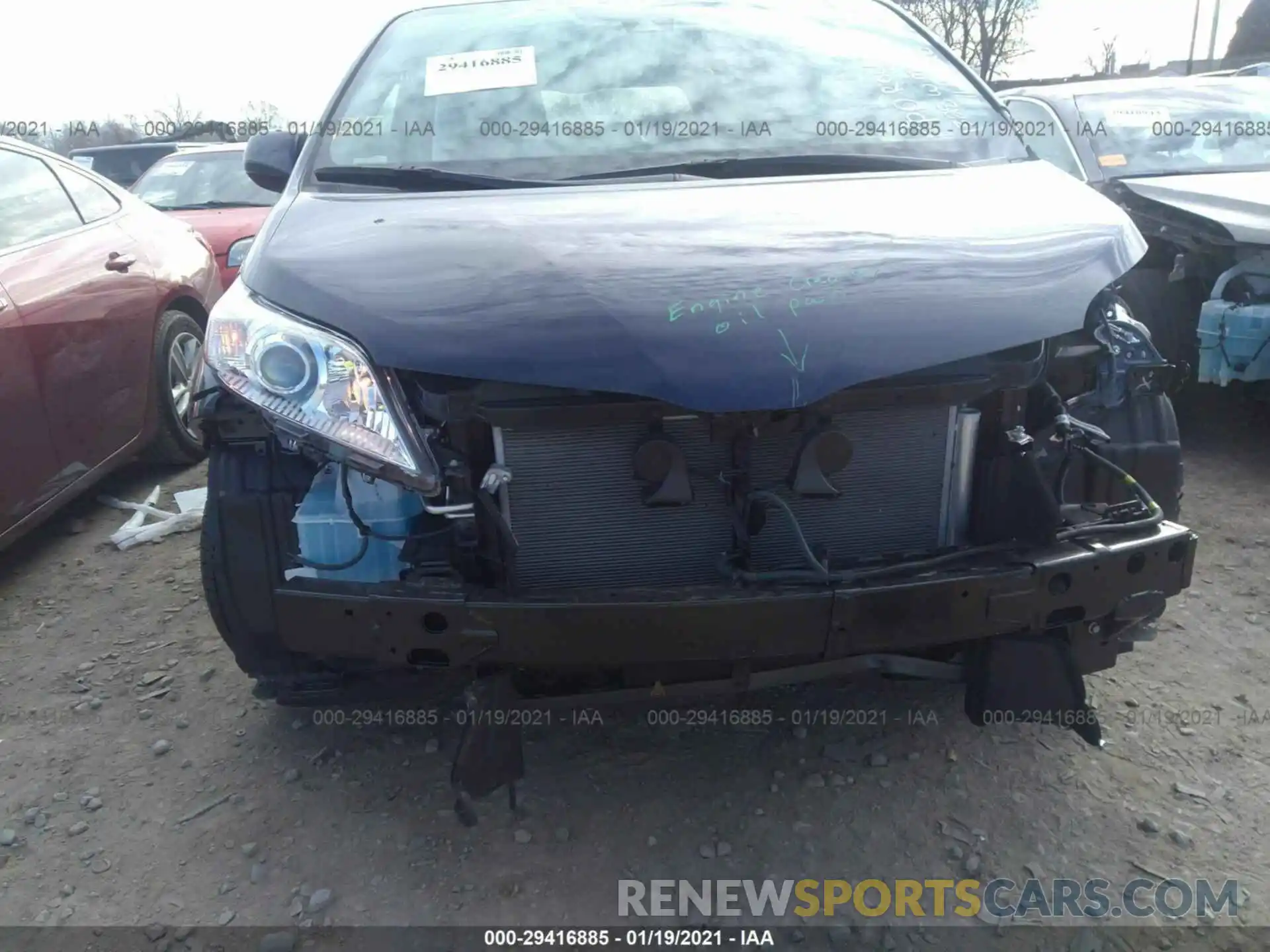 6 Photograph of a damaged car 5TDKZ3DC1LS078647 TOYOTA SIENNA 2020