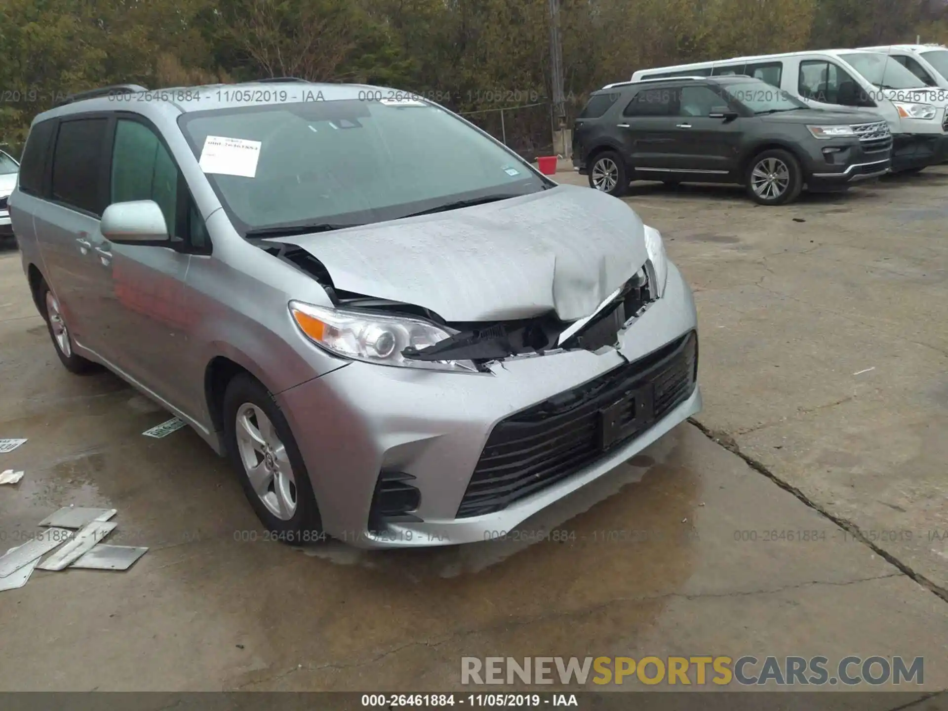 1 Photograph of a damaged car 5TDKZ3DC2LS022832 TOYOTA SIENNA 2020