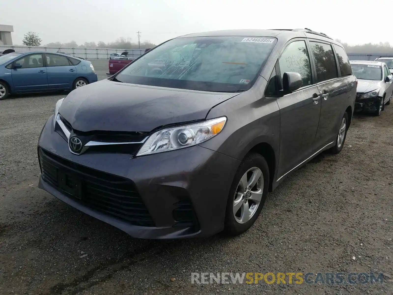 2 Photograph of a damaged car 5TDKZ3DC2LS024273 TOYOTA SIENNA 2020