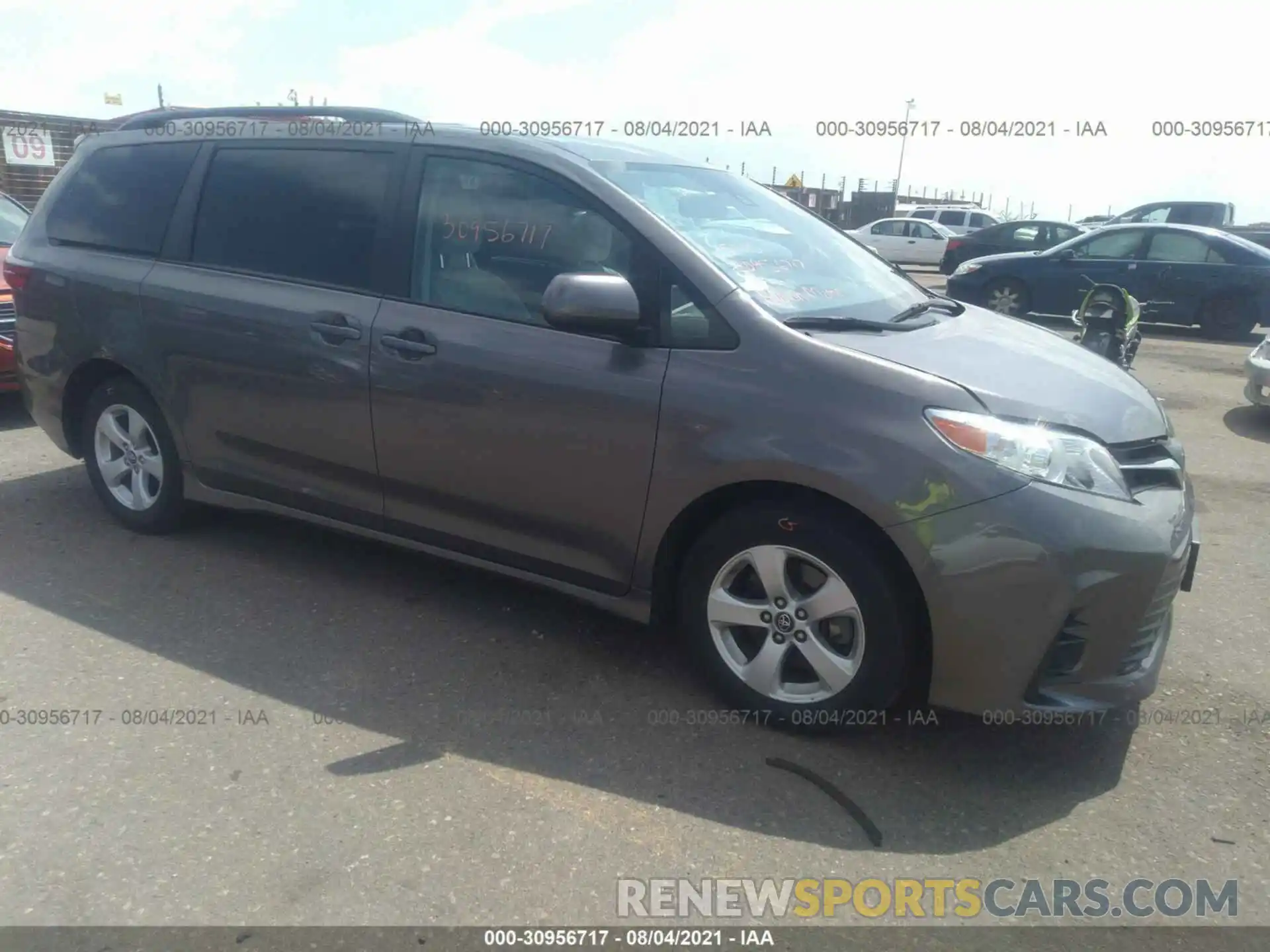 1 Photograph of a damaged car 5TDKZ3DC2LS024953 TOYOTA SIENNA 2020