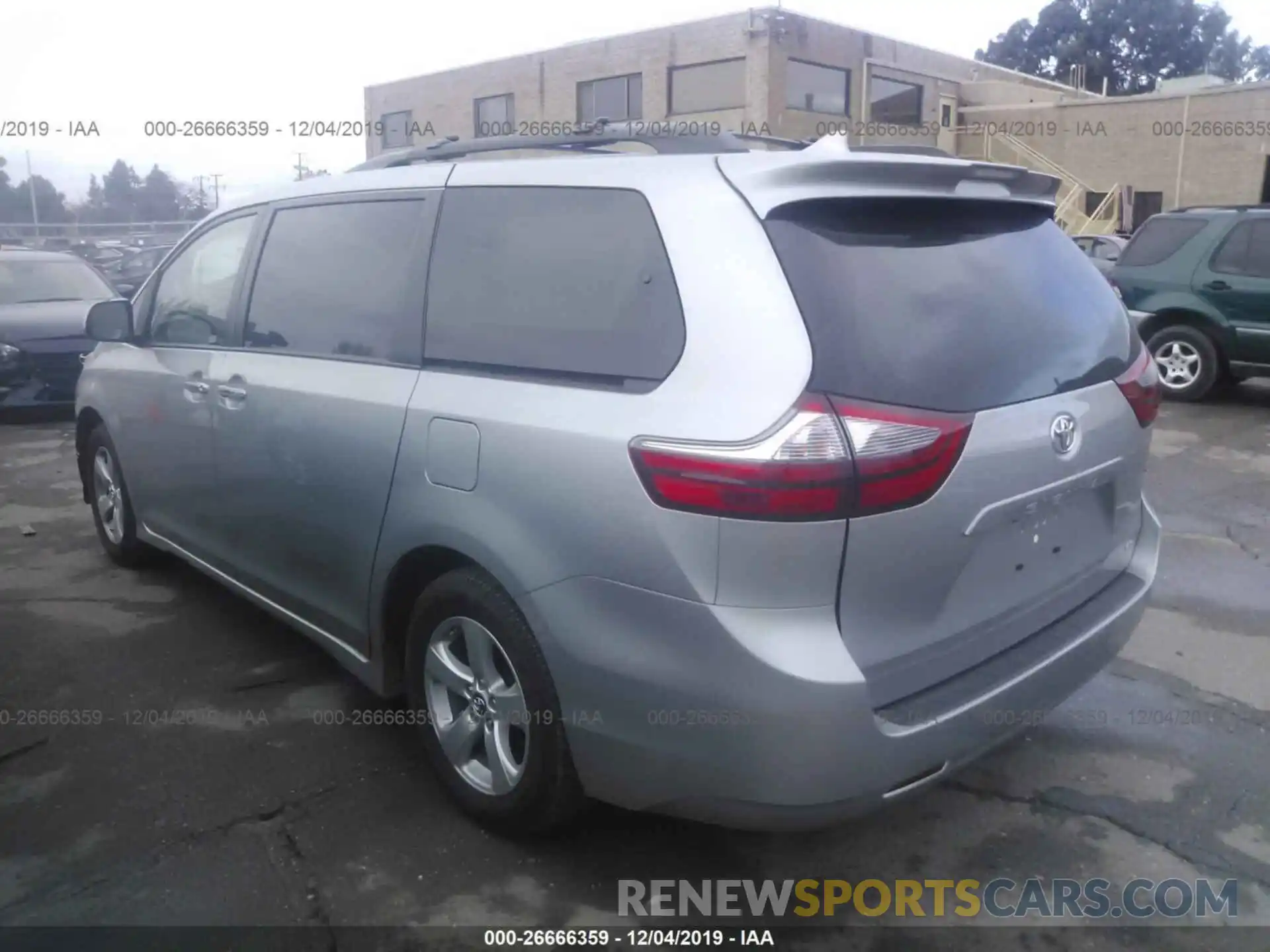 3 Photograph of a damaged car 5TDKZ3DC2LS026881 TOYOTA SIENNA 2020