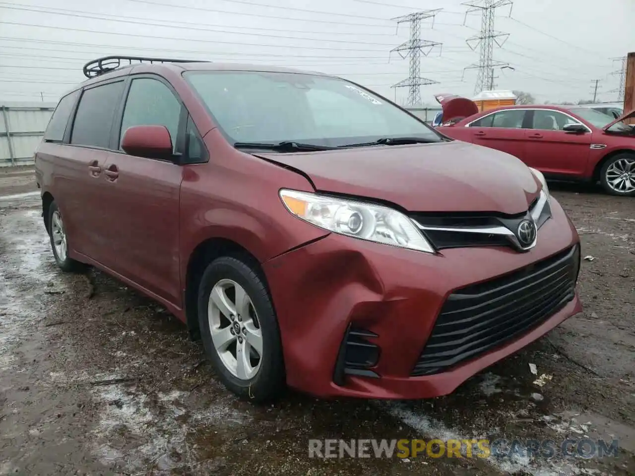 1 Photograph of a damaged car 5TDKZ3DC2LS029229 TOYOTA SIENNA 2020