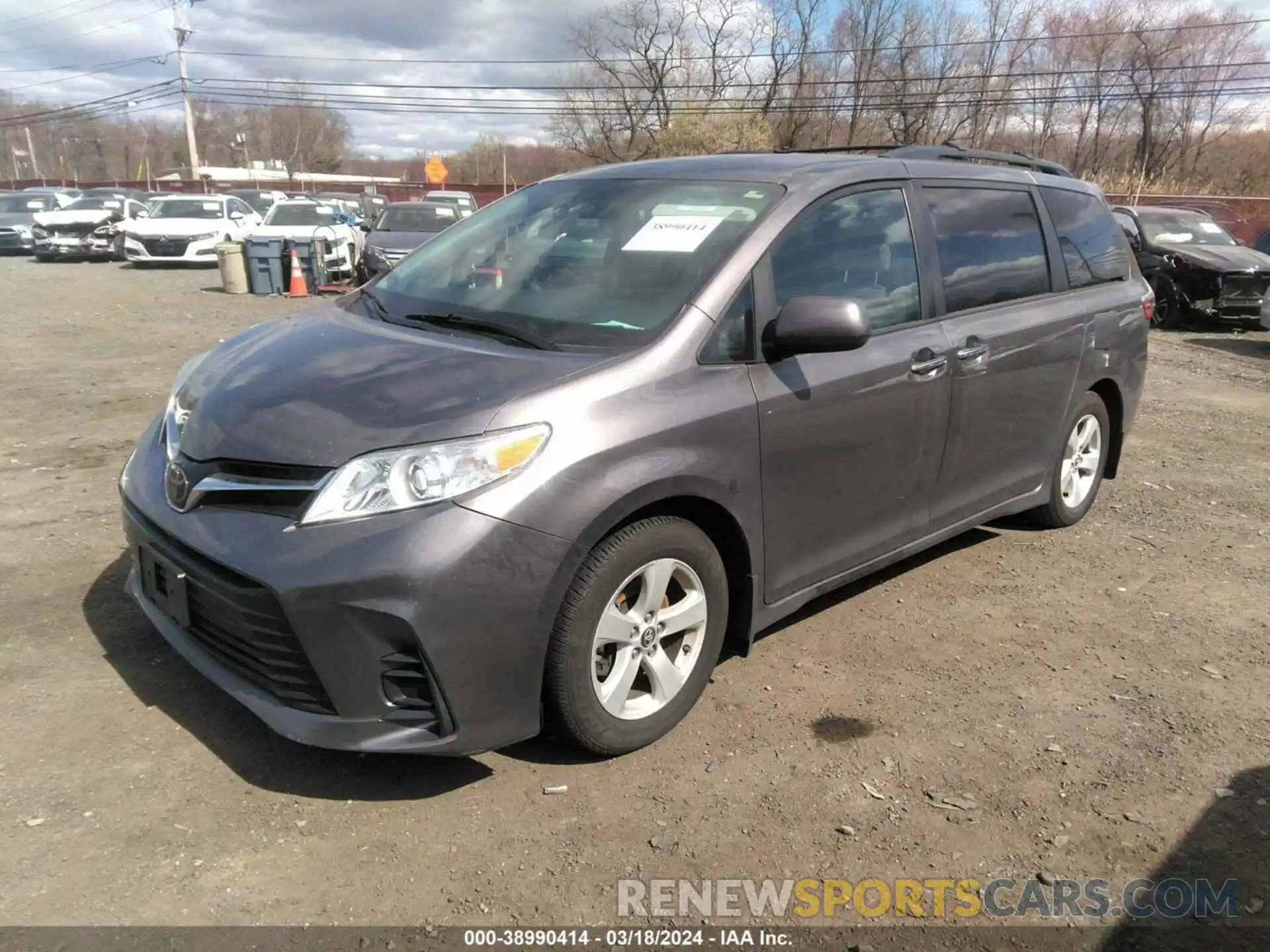 2 Photograph of a damaged car 5TDKZ3DC2LS043633 TOYOTA SIENNA 2020