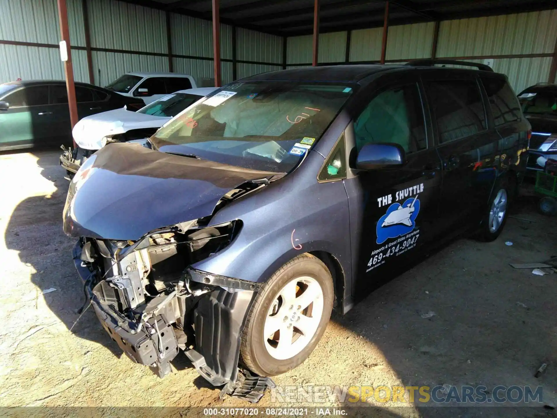 6 Photograph of a damaged car 5TDKZ3DC2LS044524 TOYOTA SIENNA 2020