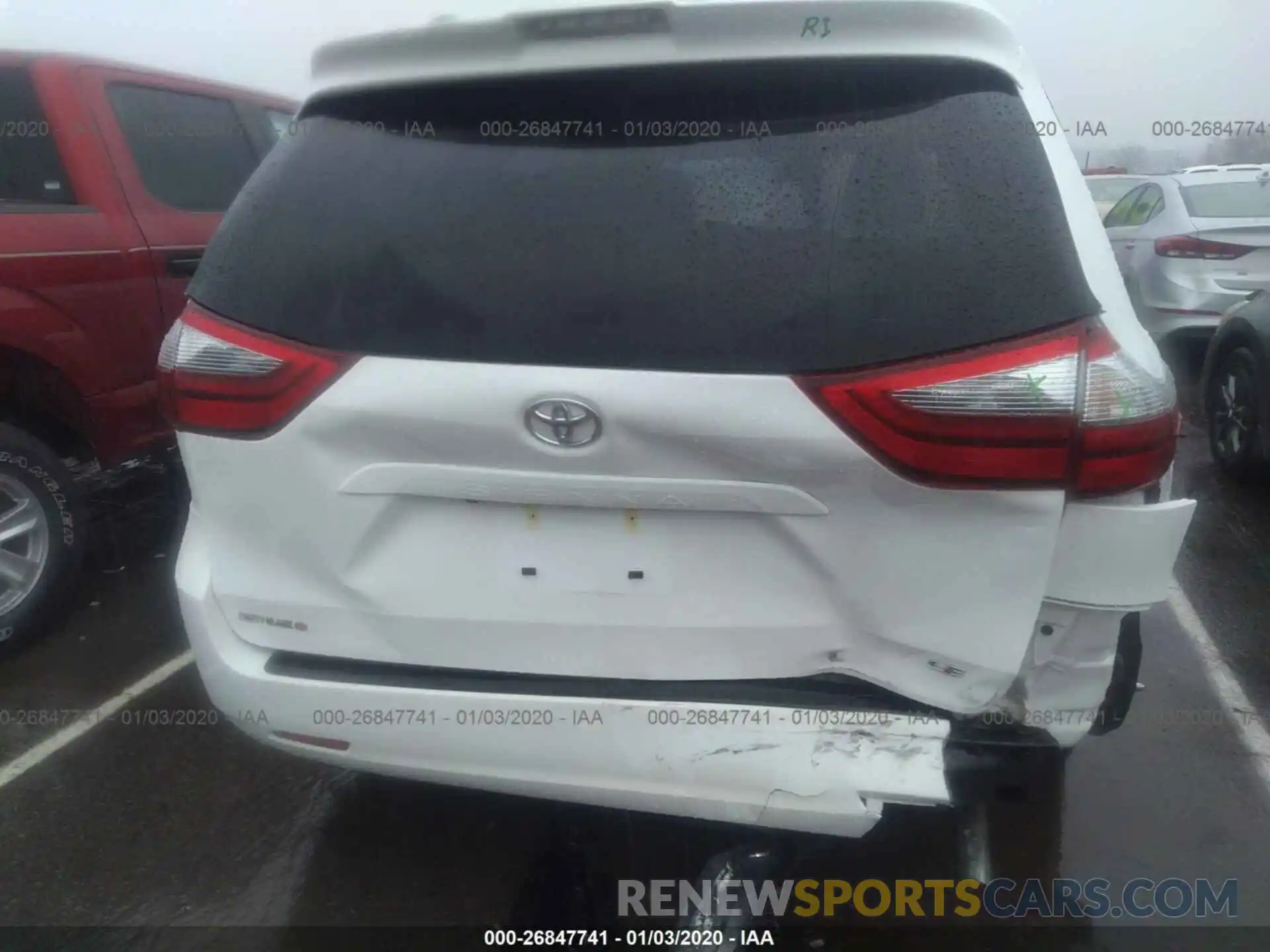 6 Photograph of a damaged car 5TDKZ3DC2LS045477 TOYOTA SIENNA 2020