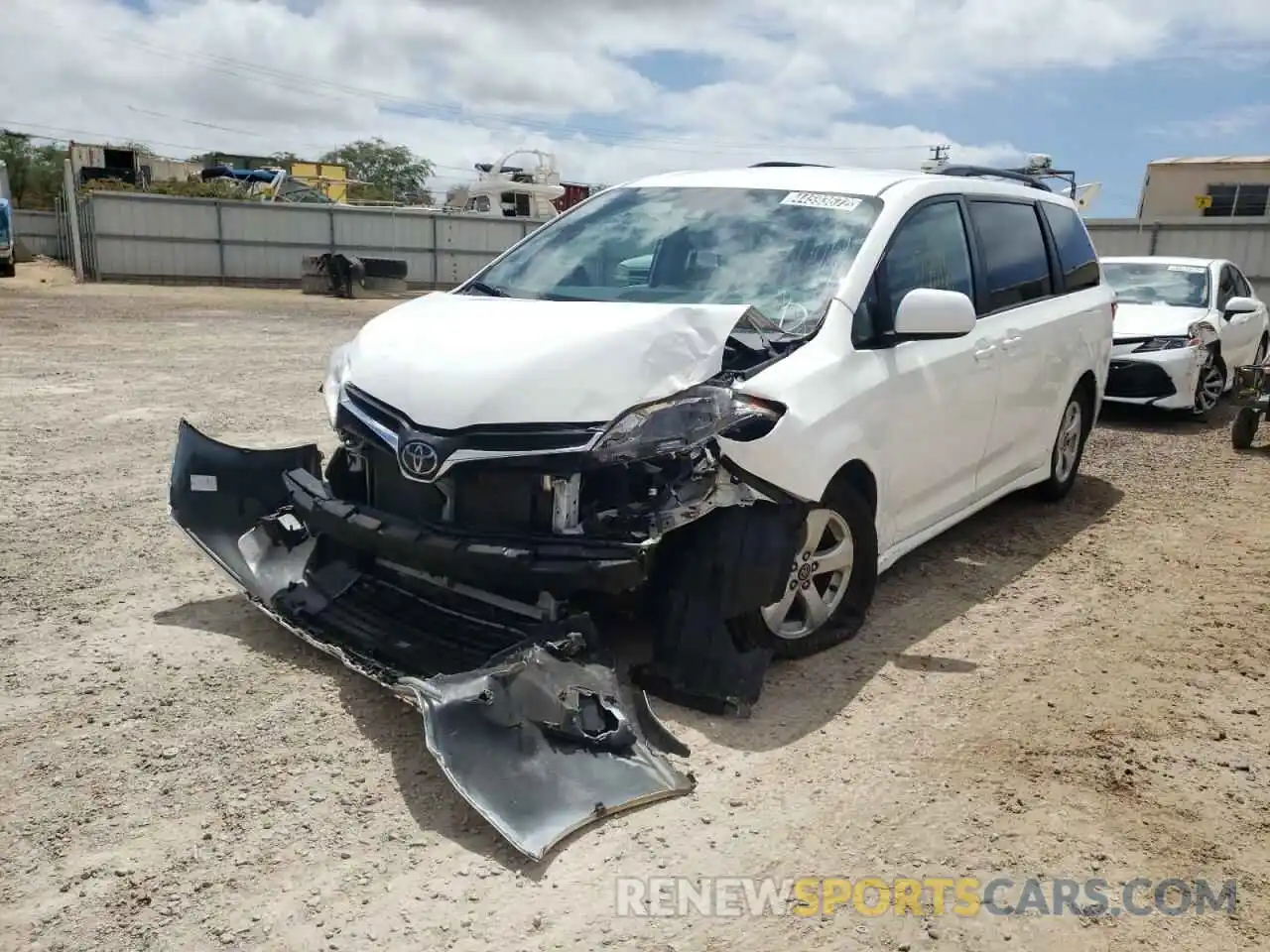 2 Photograph of a damaged car 5TDKZ3DC2LS054163 TOYOTA SIENNA 2020