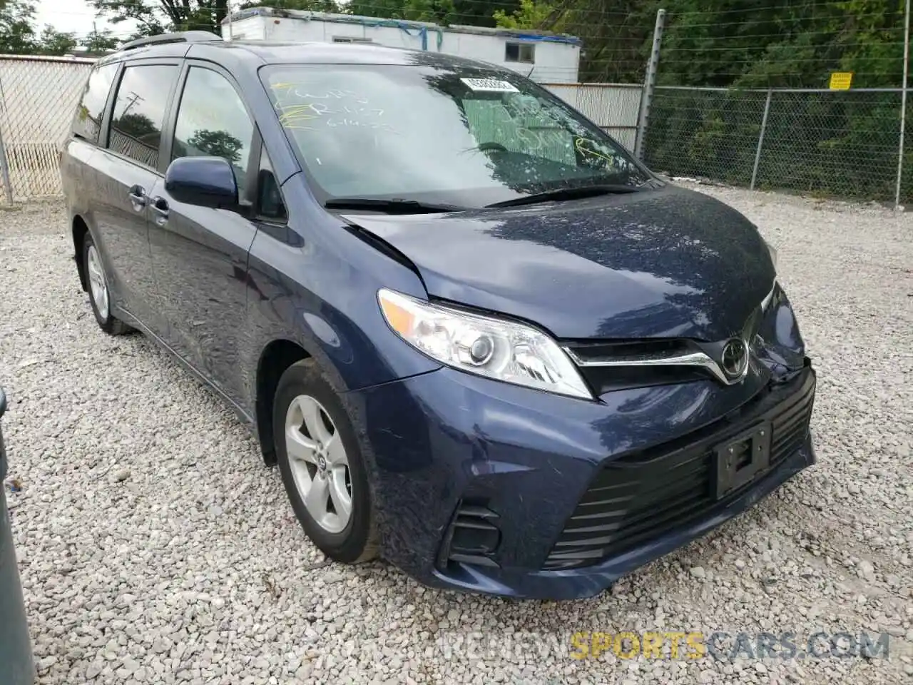 1 Photograph of a damaged car 5TDKZ3DC2LS056205 TOYOTA SIENNA 2020