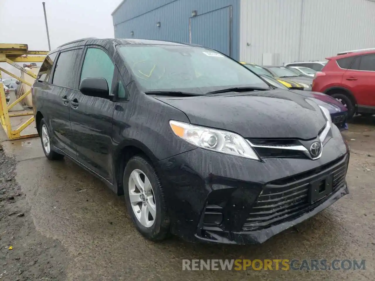 1 Photograph of a damaged car 5TDKZ3DC2LS059900 TOYOTA SIENNA 2020