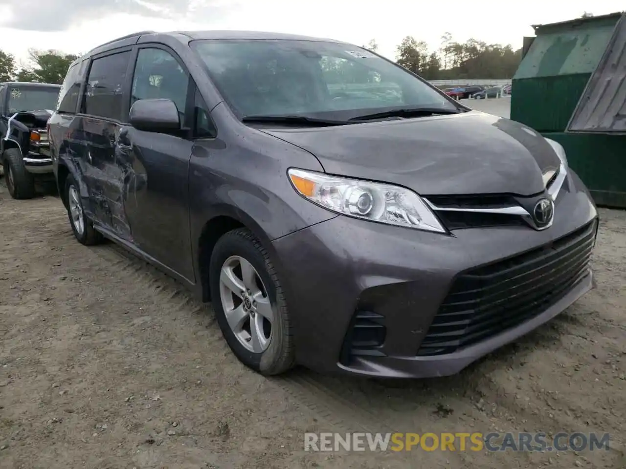 1 Photograph of a damaged car 5TDKZ3DC2LS065020 TOYOTA SIENNA 2020