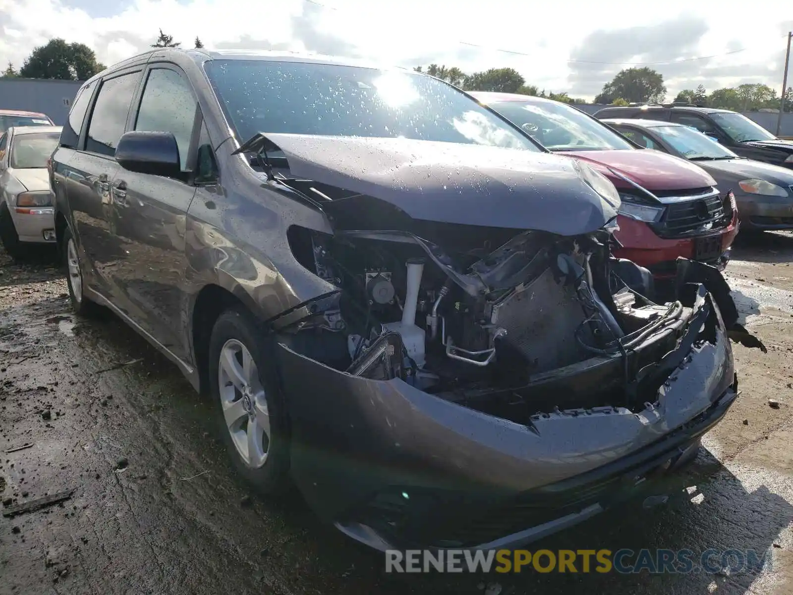 1 Photograph of a damaged car 5TDKZ3DC3LS054477 TOYOTA SIENNA 2020