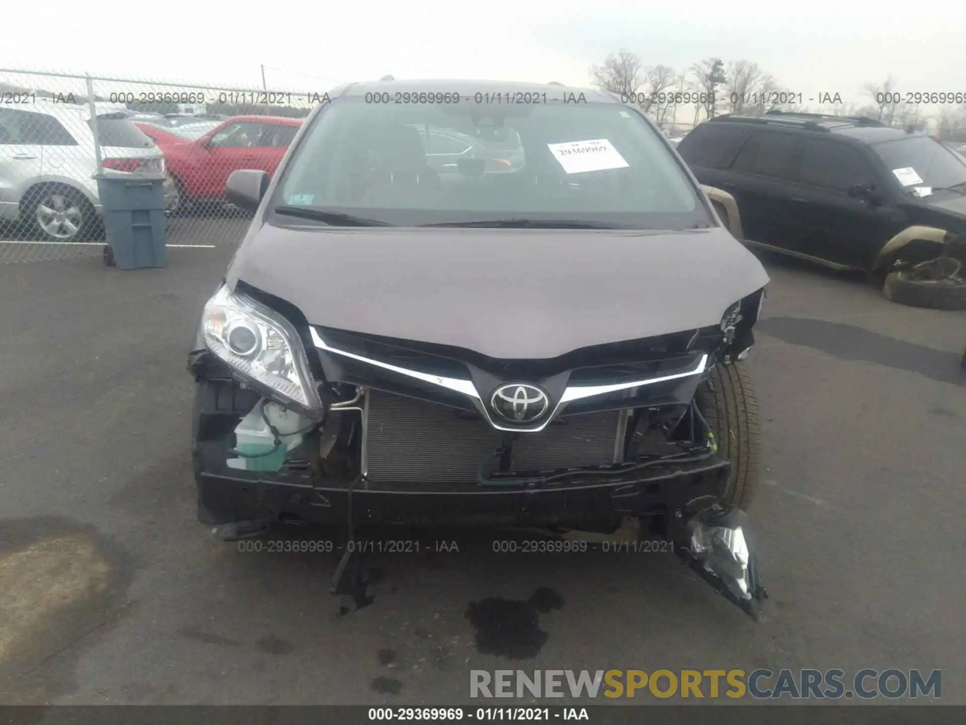 6 Photograph of a damaged car 5TDKZ3DC3LS059002 TOYOTA SIENNA 2020