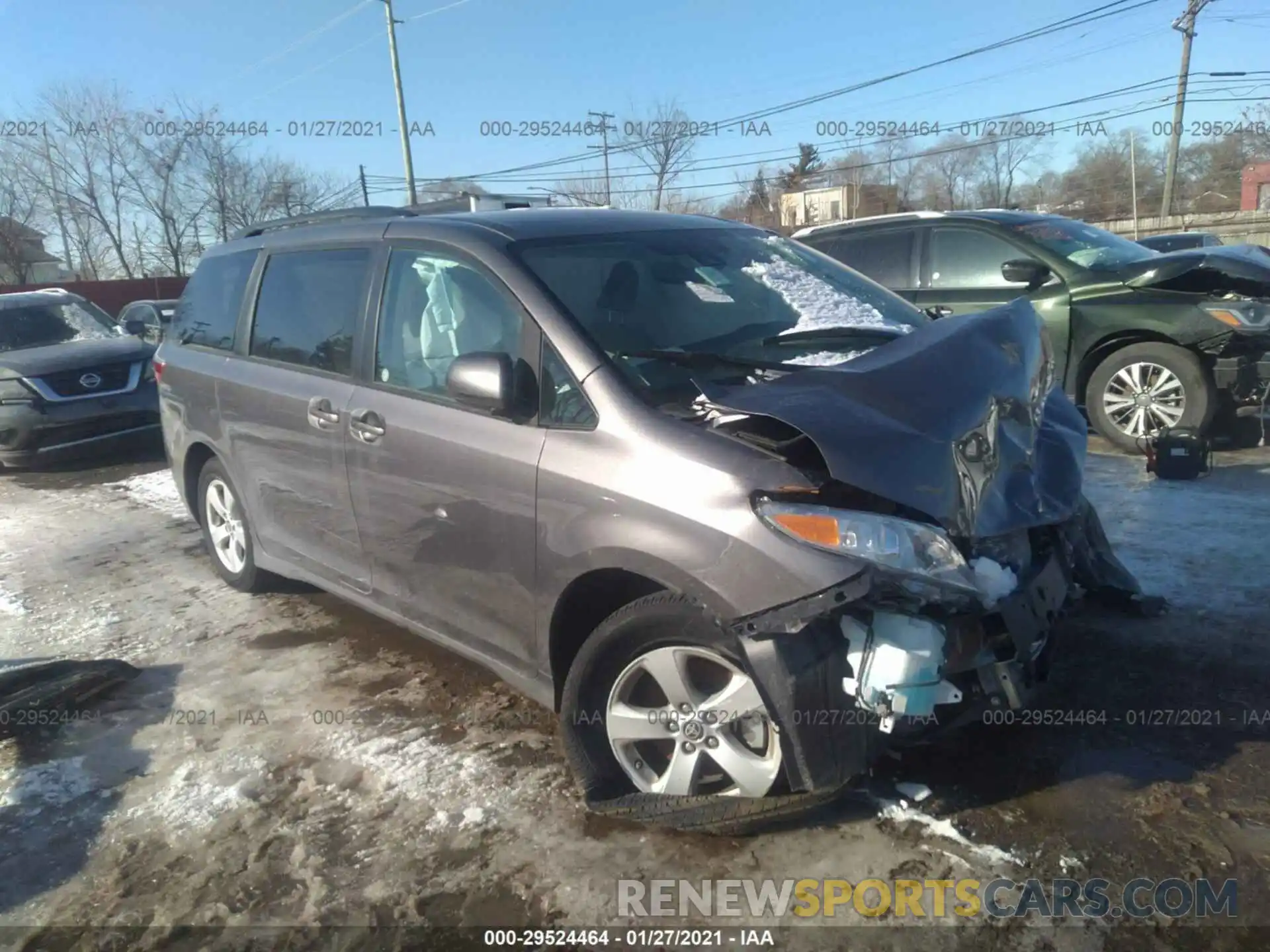 1 Photograph of a damaged car 5TDKZ3DC3LS059386 TOYOTA SIENNA 2020