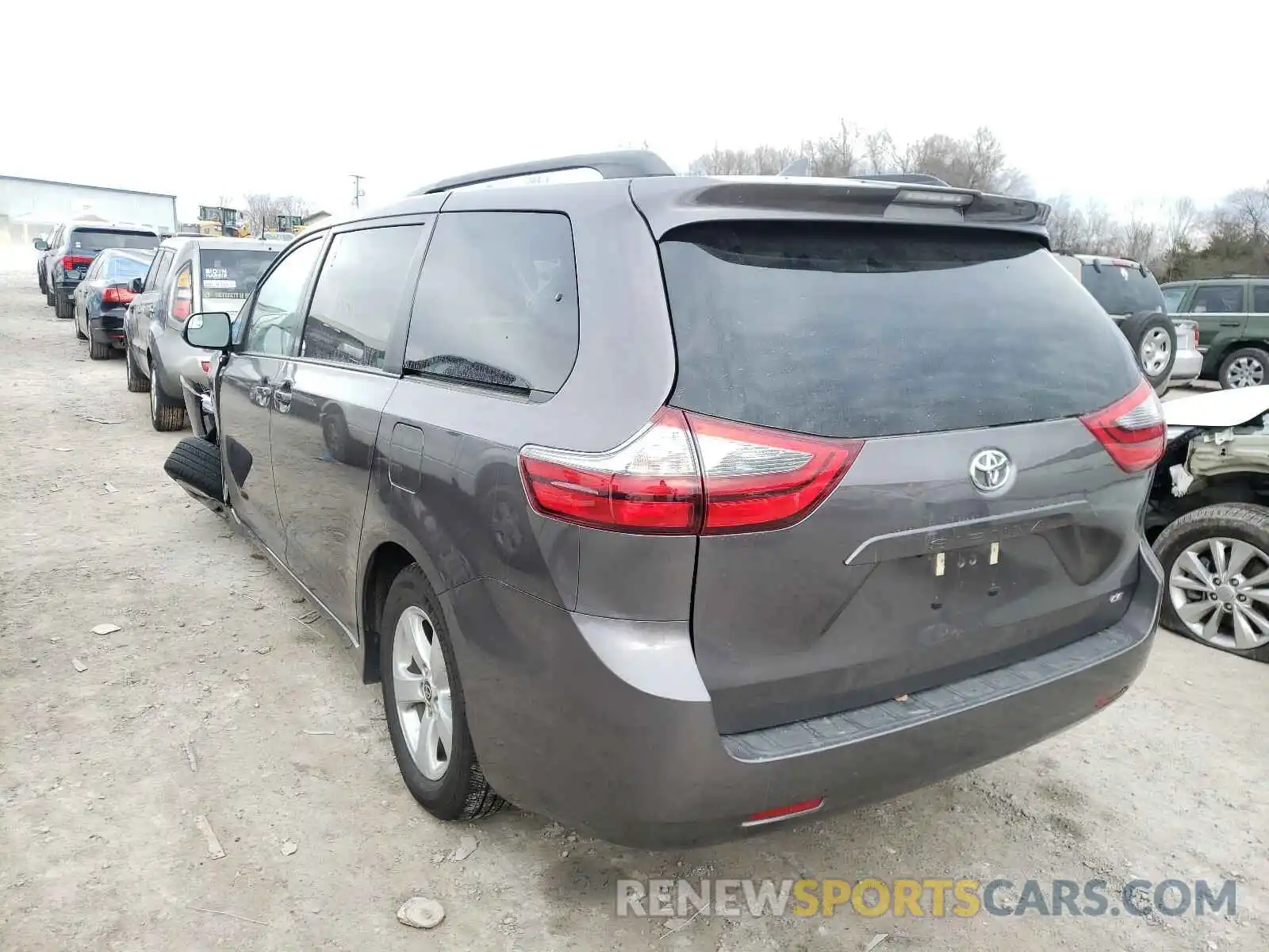 3 Фотография поврежденного автомобиля 5TDKZ3DC3LS069223 TOYOTA SIENNA 2020