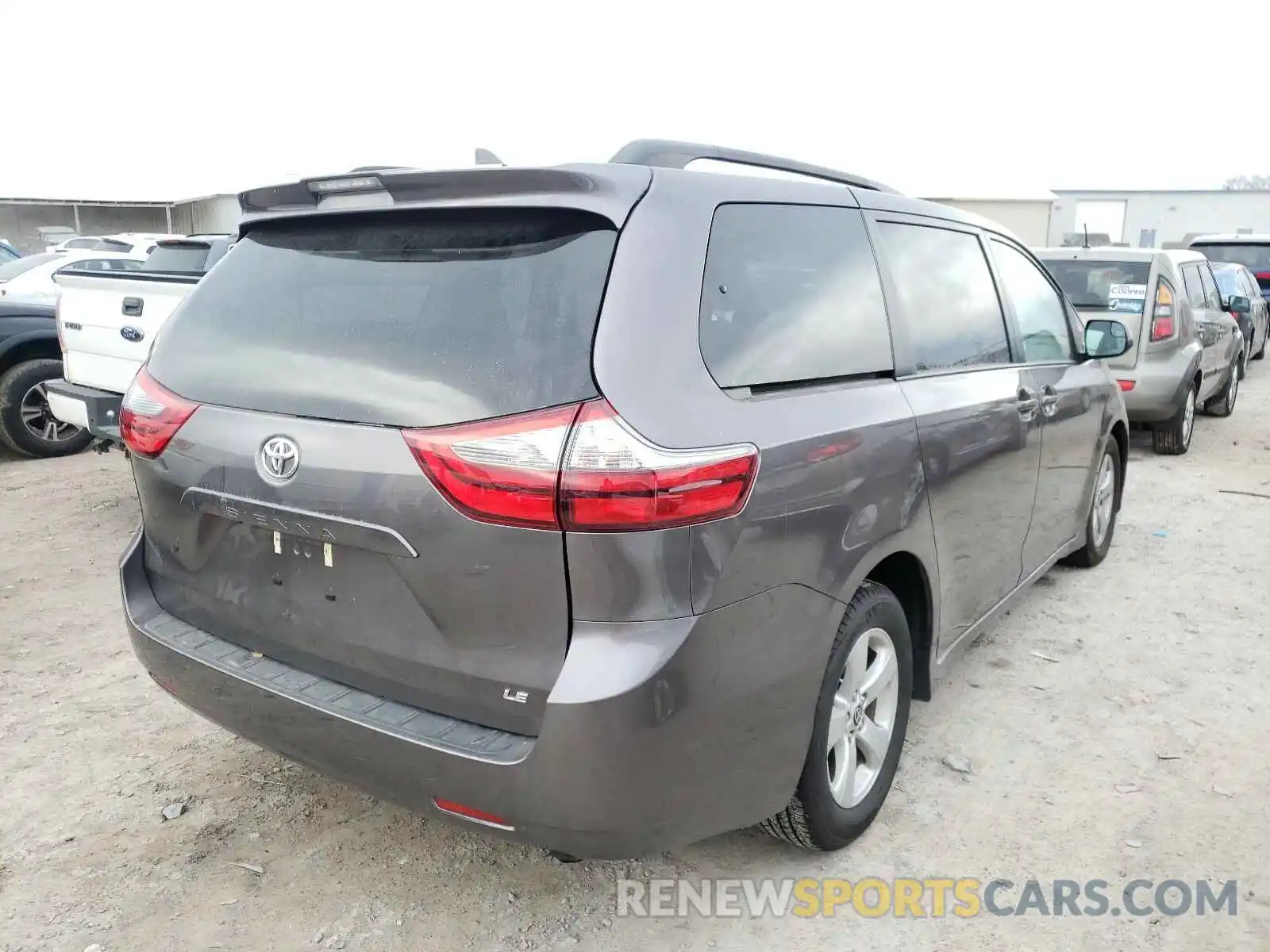 4 Фотография поврежденного автомобиля 5TDKZ3DC3LS069223 TOYOTA SIENNA 2020