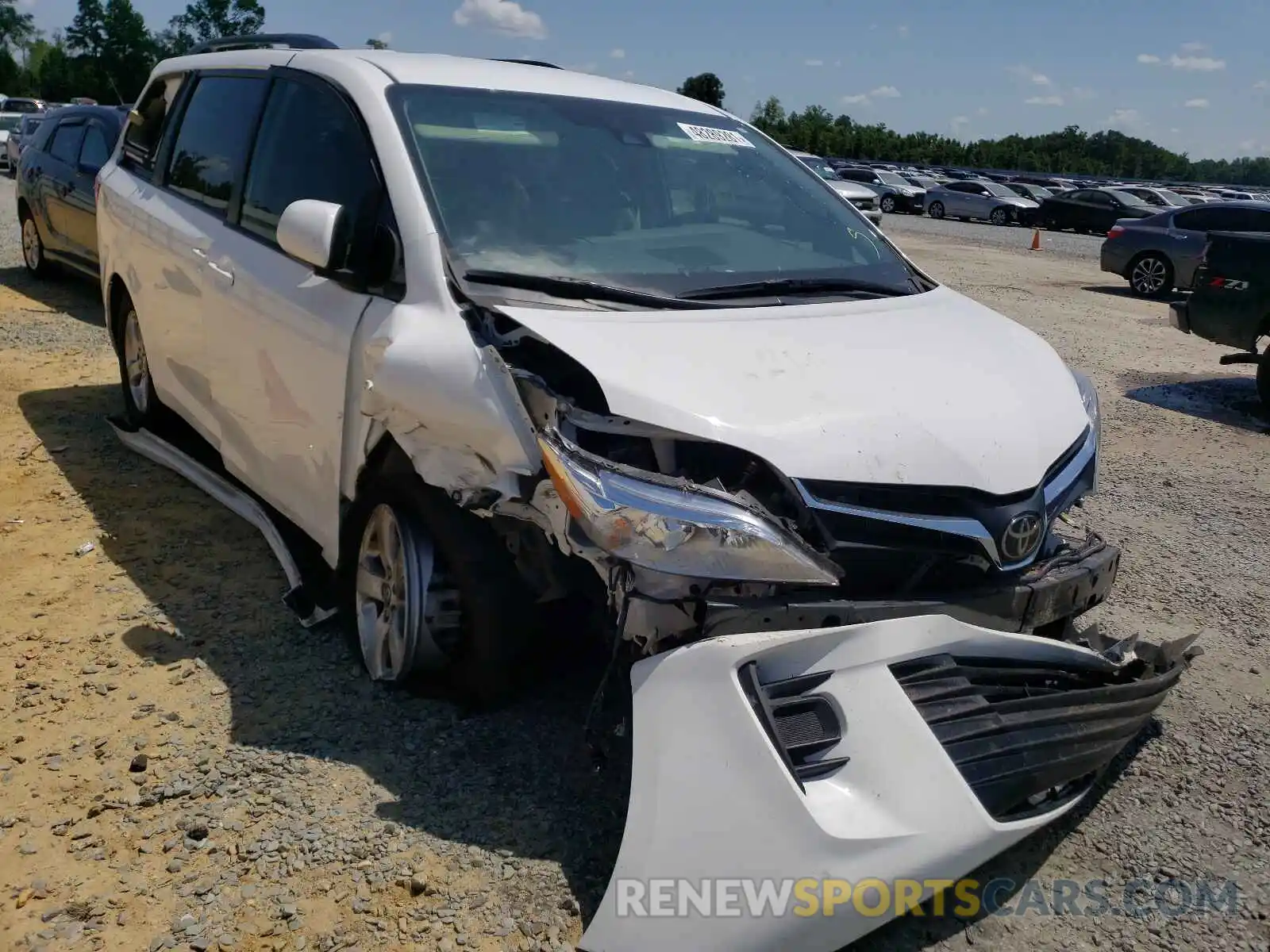 1 Photograph of a damaged car 5TDKZ3DC4LS044749 TOYOTA SIENNA 2020