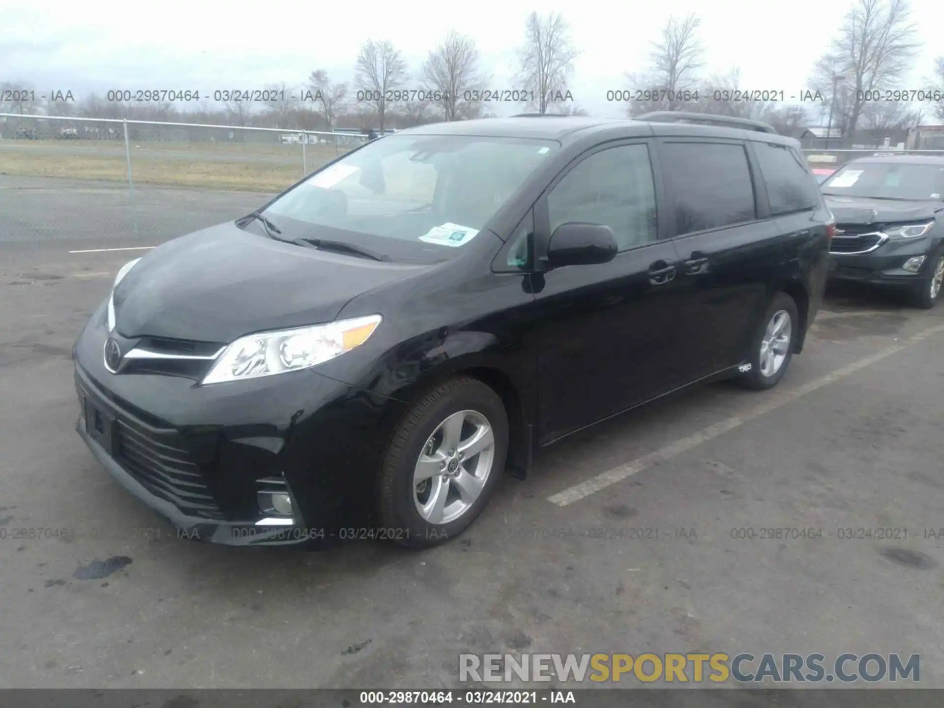 2 Photograph of a damaged car 5TDKZ3DC4LS074303 TOYOTA SIENNA 2020