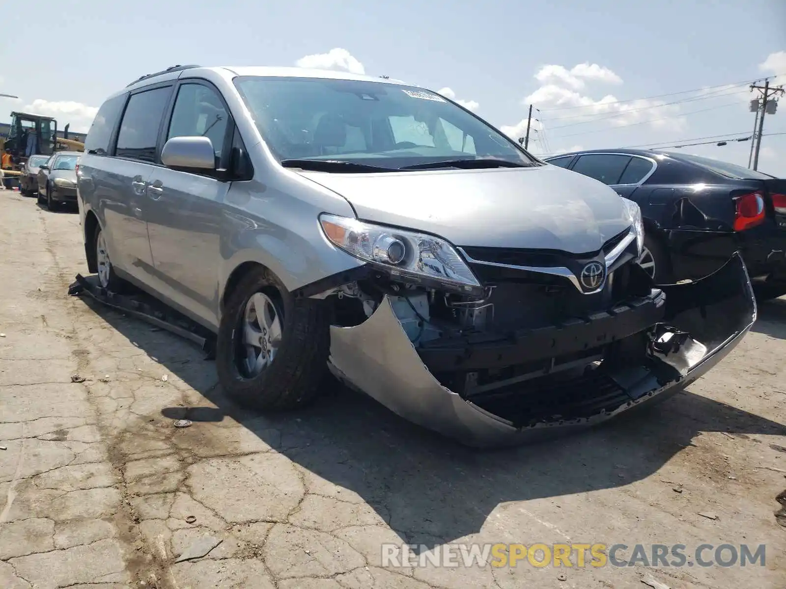 1 Photograph of a damaged car 5TDKZ3DC4LS076634 TOYOTA SIENNA 2020