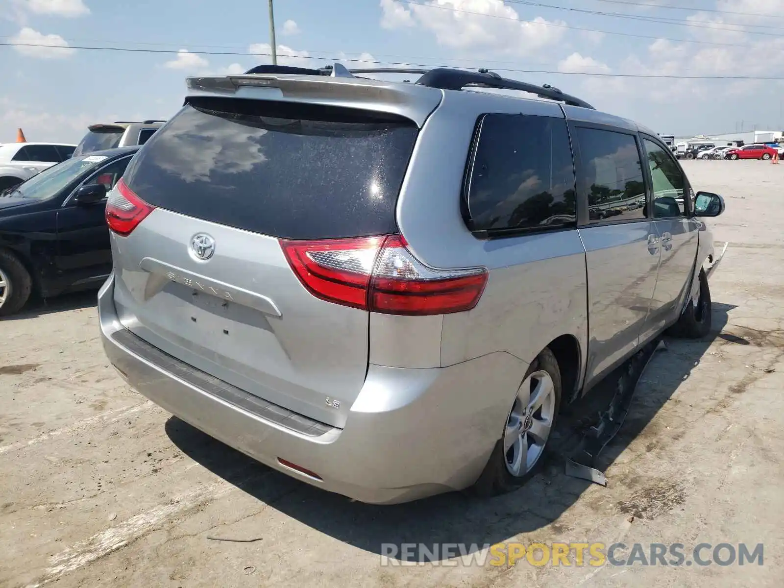 4 Фотография поврежденного автомобиля 5TDKZ3DC4LS076634 TOYOTA SIENNA 2020