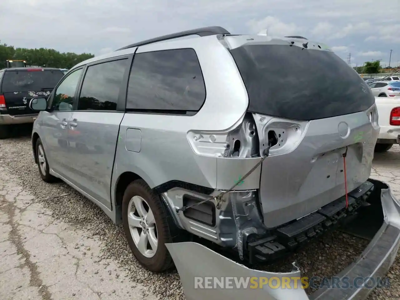 3 Фотография поврежденного автомобиля 5TDKZ3DC4LS080022 TOYOTA SIENNA 2020