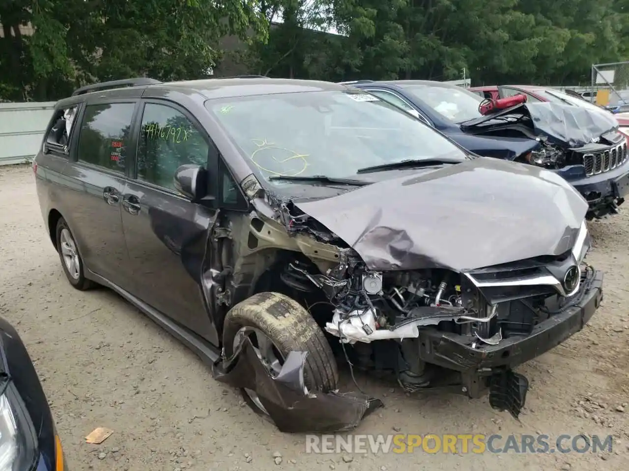 1 Photograph of a damaged car 5TDKZ3DC4LS083583 TOYOTA SIENNA 2020