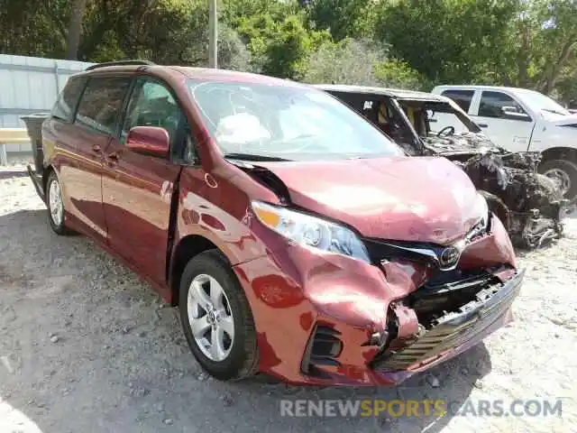 1 Photograph of a damaged car 5TDKZ3DC5LS023957 TOYOTA SIENNA 2020