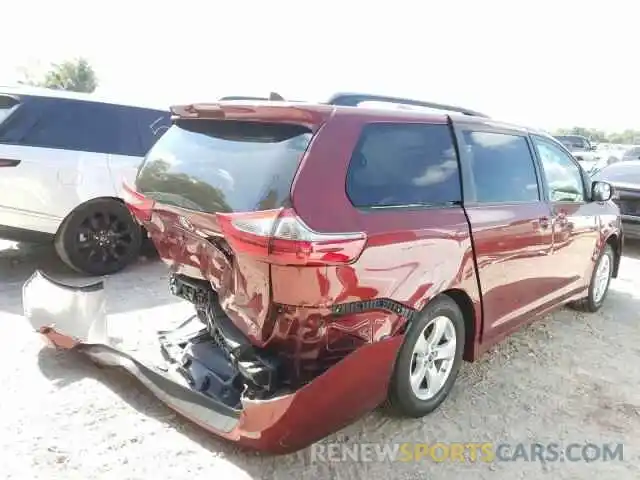 4 Photograph of a damaged car 5TDKZ3DC5LS023957 TOYOTA SIENNA 2020