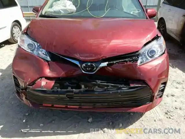 9 Photograph of a damaged car 5TDKZ3DC5LS023957 TOYOTA SIENNA 2020