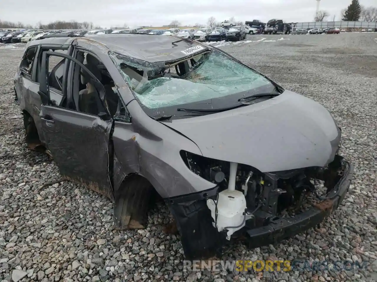 1 Photograph of a damaged car 5TDKZ3DC5LS032464 TOYOTA SIENNA 2020