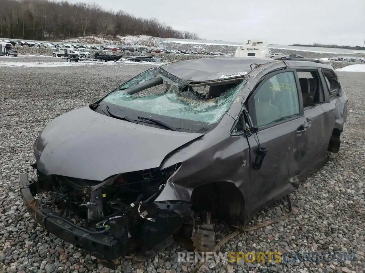 2 Photograph of a damaged car 5TDKZ3DC5LS032464 TOYOTA SIENNA 2020