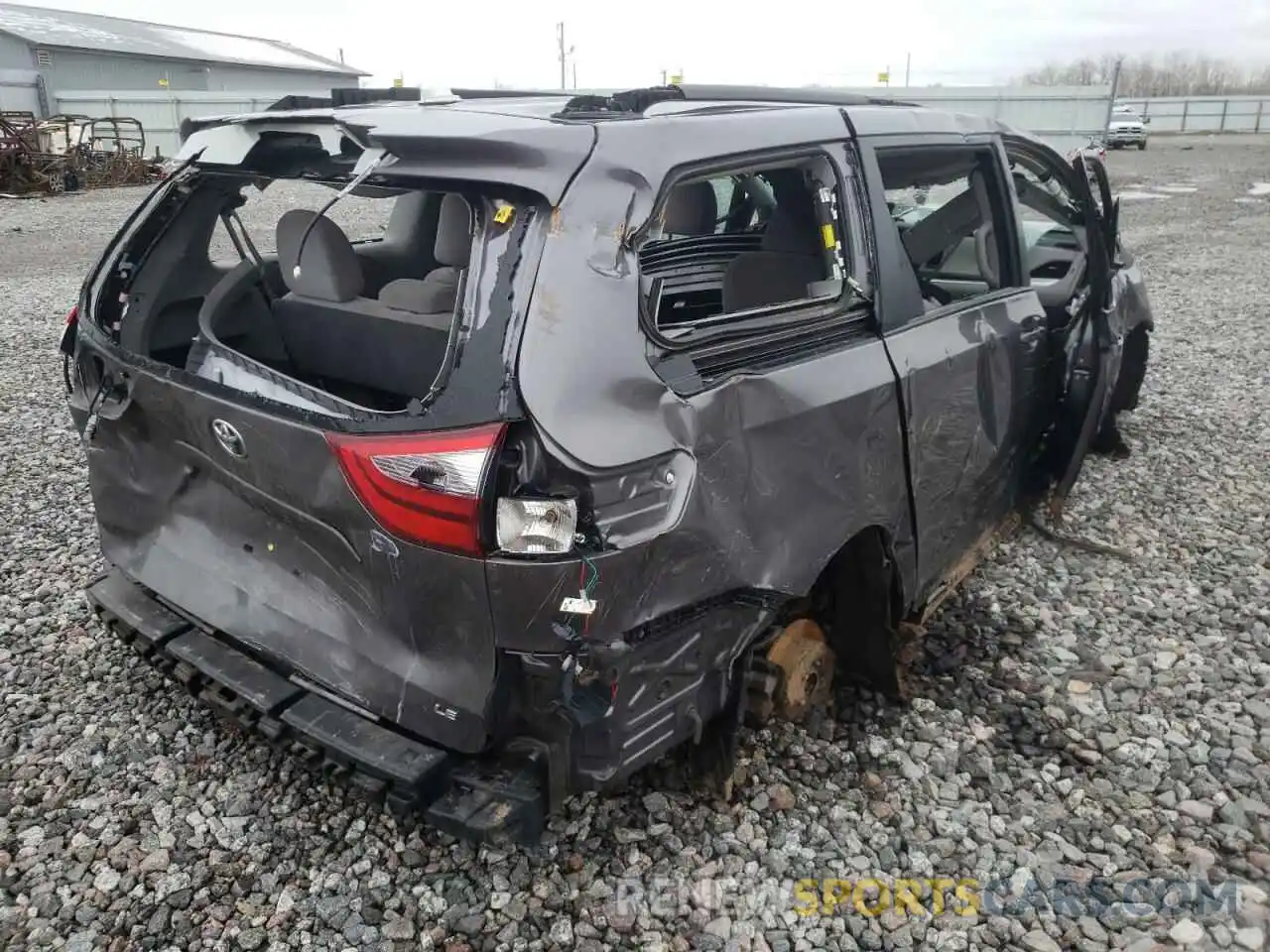 4 Фотография поврежденного автомобиля 5TDKZ3DC5LS032464 TOYOTA SIENNA 2020