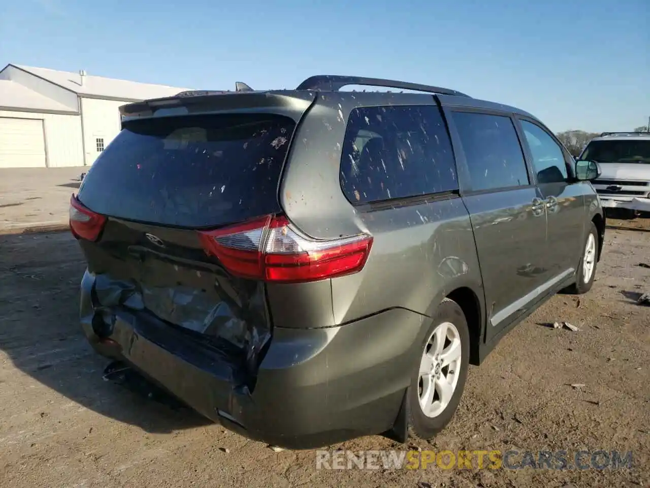 4 Фотография поврежденного автомобиля 5TDKZ3DC5LS041813 TOYOTA SIENNA 2020