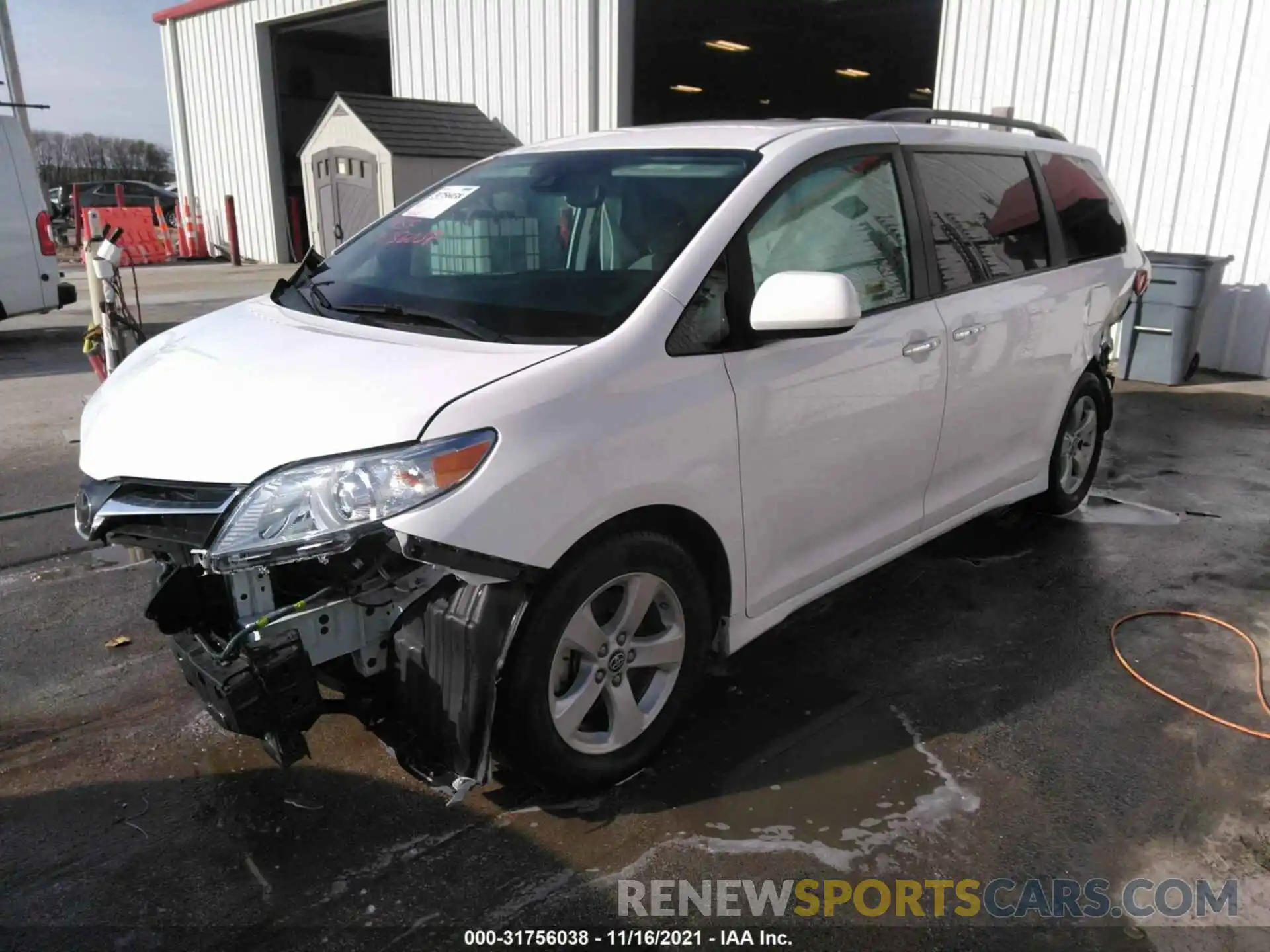 2 Photograph of a damaged car 5TDKZ3DC5LS049068 TOYOTA SIENNA 2020