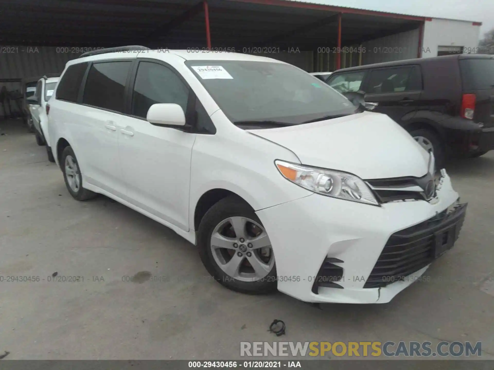 1 Photograph of a damaged car 5TDKZ3DC5LS049877 TOYOTA SIENNA 2020