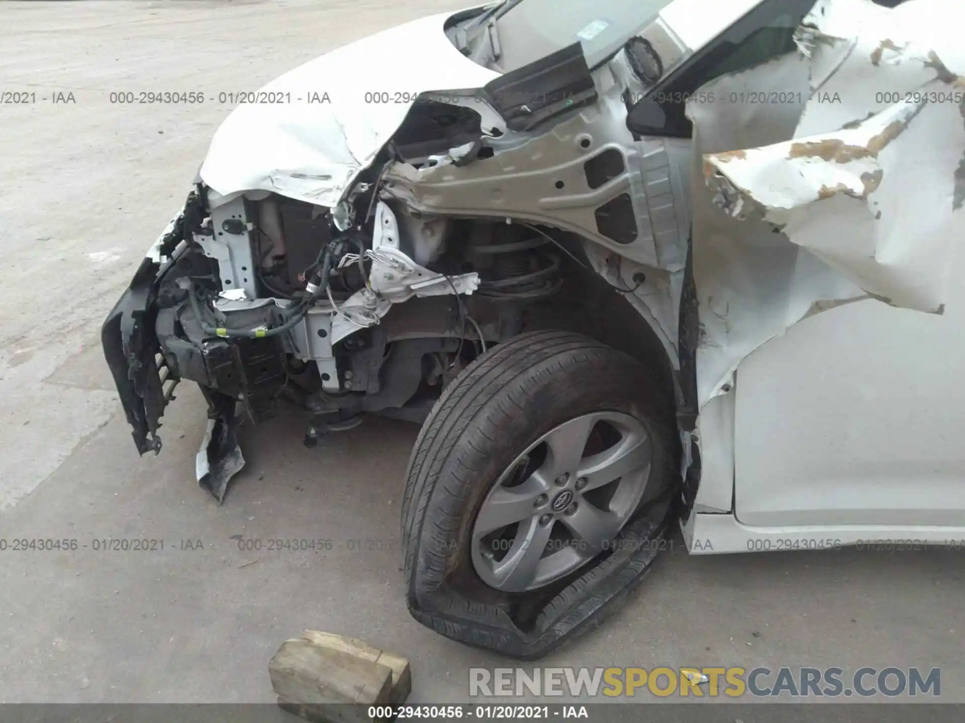 6 Photograph of a damaged car 5TDKZ3DC5LS049877 TOYOTA SIENNA 2020