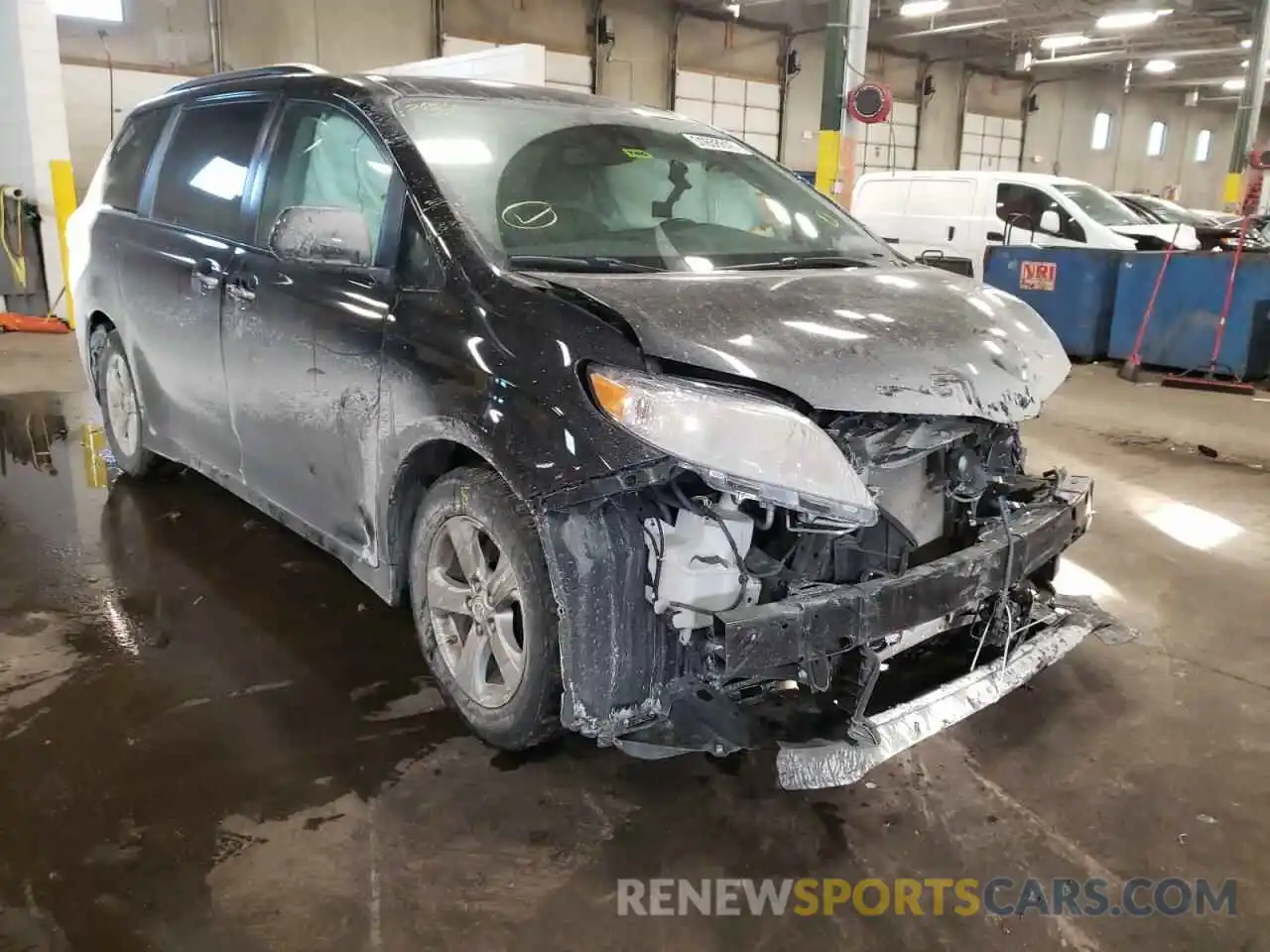 1 Photograph of a damaged car 5TDKZ3DC6LS043876 TOYOTA SIENNA 2020