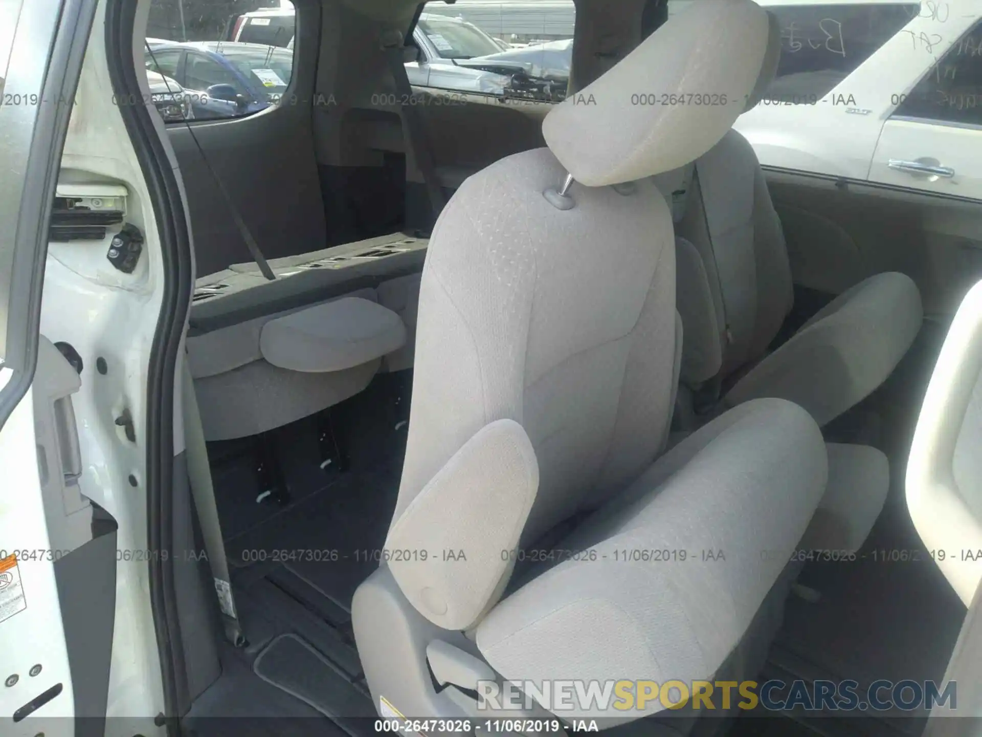 8 Фотография поврежденного автомобиля 5TDKZ3DC7LS027489 TOYOTA SIENNA 2020