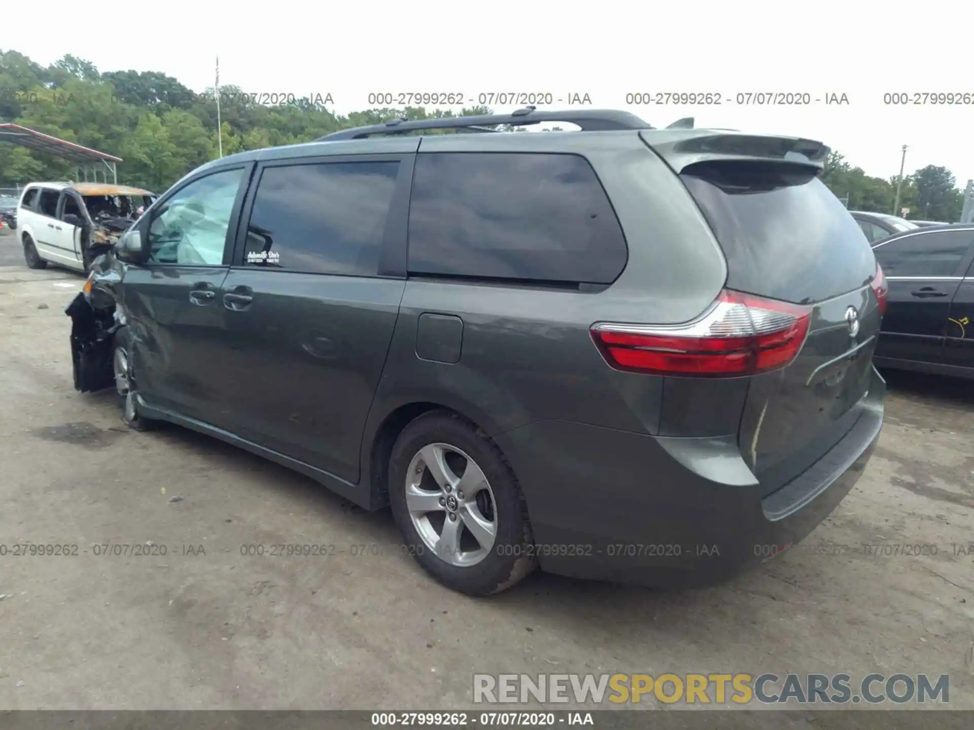 3 Фотография поврежденного автомобиля 5TDKZ3DC7LS029310 TOYOTA SIENNA 2020