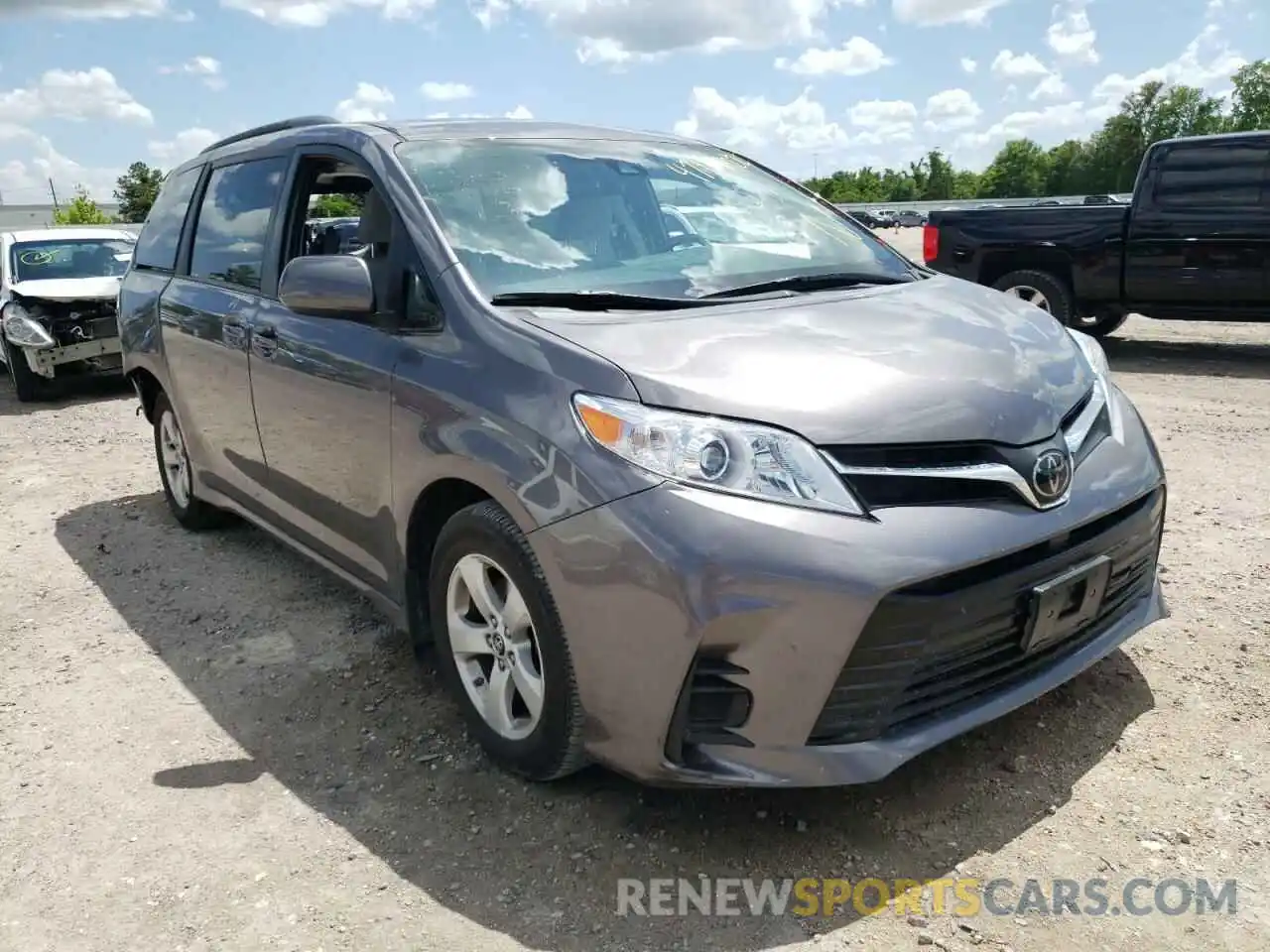 1 Photograph of a damaged car 5TDKZ3DC7LS053462 TOYOTA SIENNA 2020