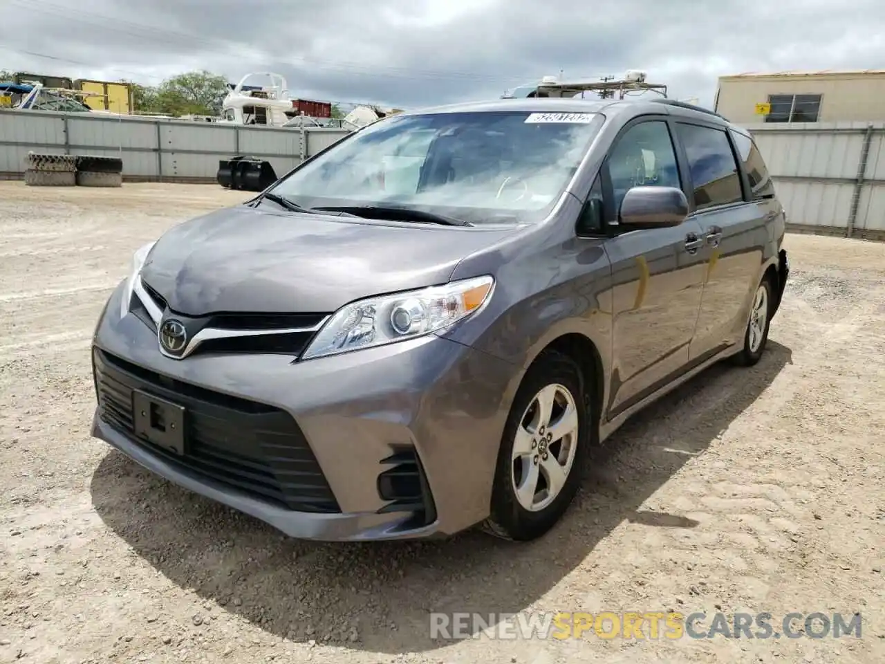 2 Photograph of a damaged car 5TDKZ3DC7LS056071 TOYOTA SIENNA 2020