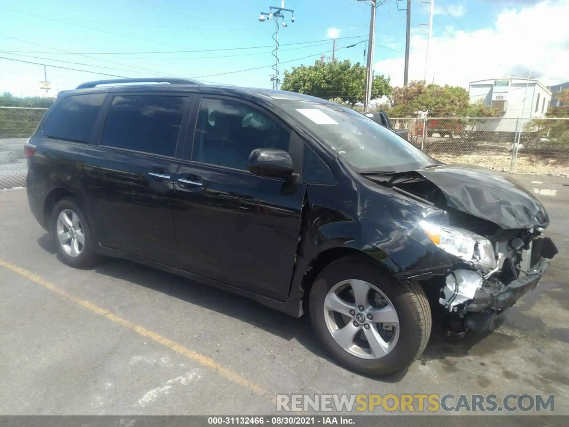 1 Photograph of a damaged car 5TDKZ3DC7LS073923 TOYOTA SIENNA 2020