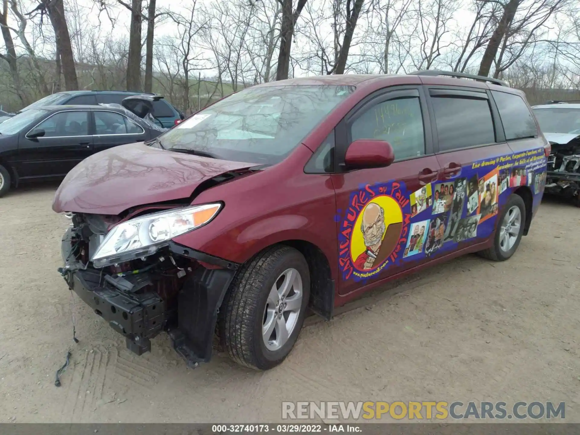 2 Photograph of a damaged car 5TDKZ3DC8LS022558 TOYOTA SIENNA 2020