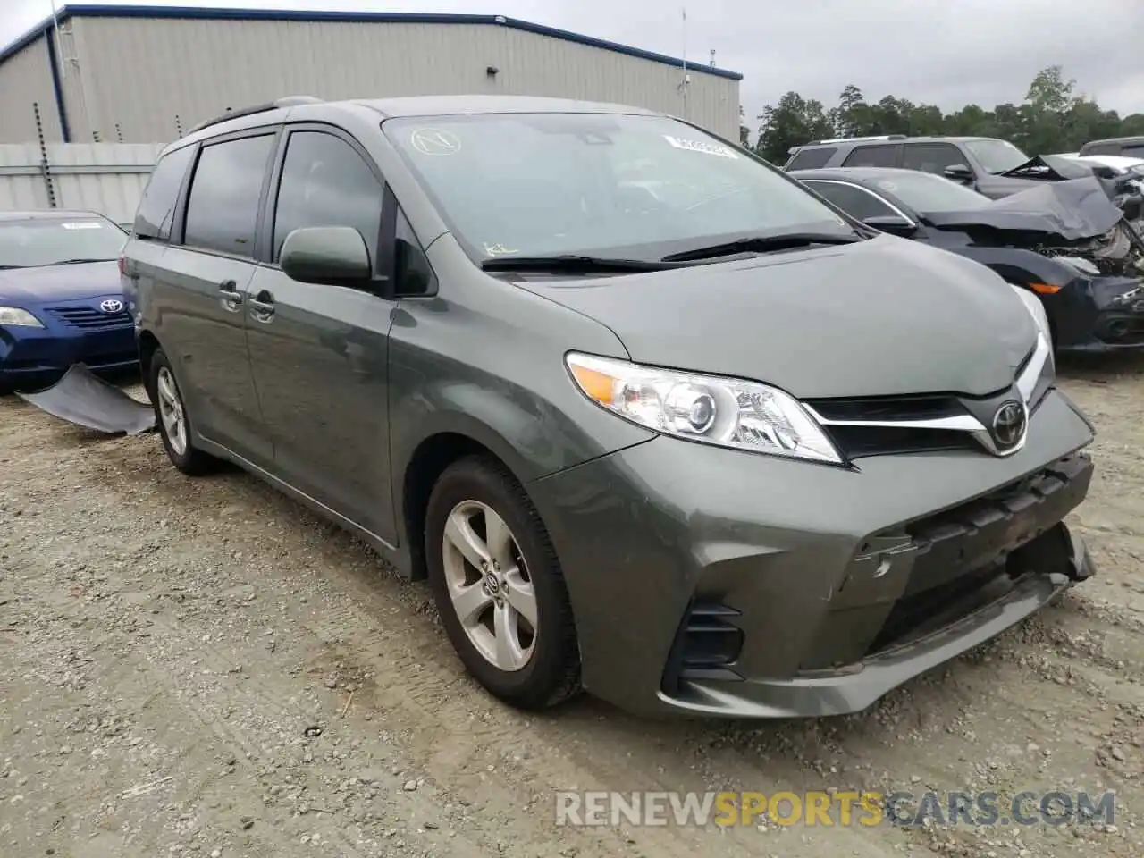 1 Photograph of a damaged car 5TDKZ3DC8LS026349 TOYOTA SIENNA 2020