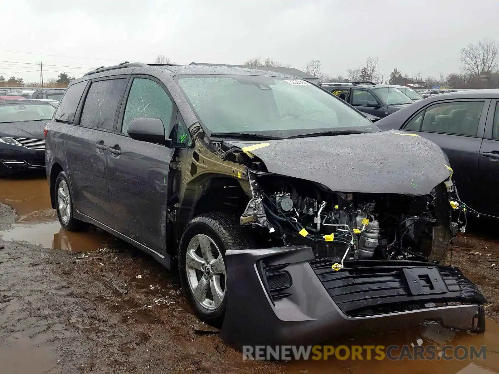 1 Photograph of a damaged car 5TDKZ3DC8LS041319 TOYOTA SIENNA 2020