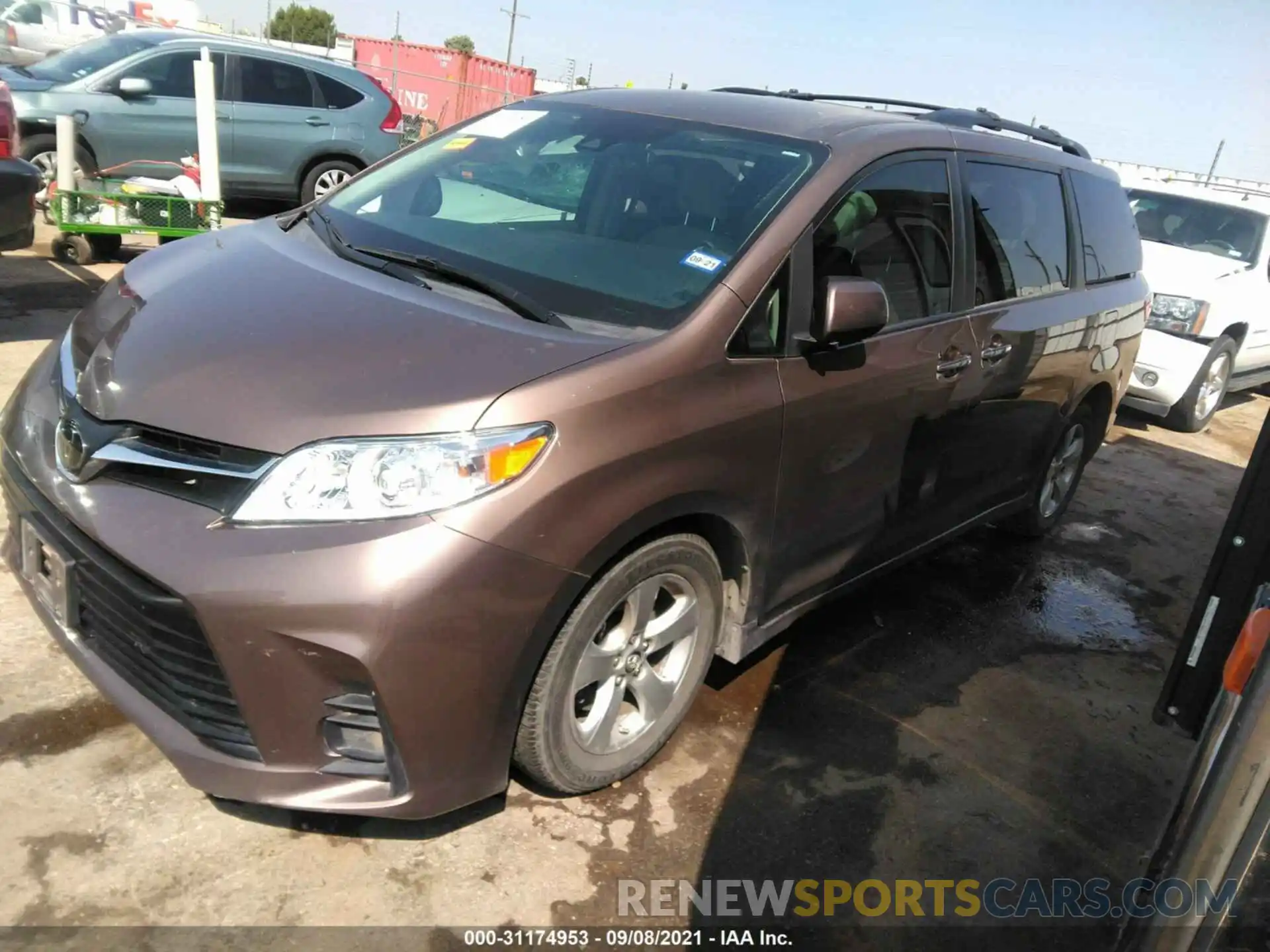 2 Photograph of a damaged car 5TDKZ3DC8LS042129 TOYOTA SIENNA 2020